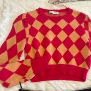 Zara sweater crop Small